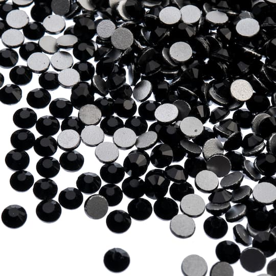 John Bead Crystal Lane SS12 Glass Round Flatback Rhinestones, 2,880ct